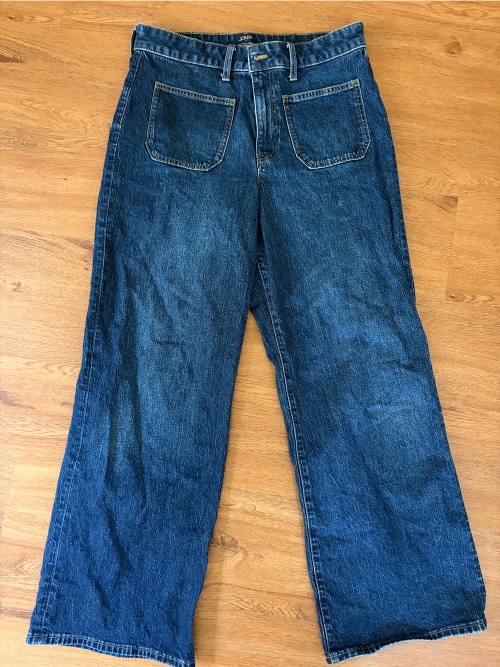 J. Crew Dark Blue Bootcut Jeans